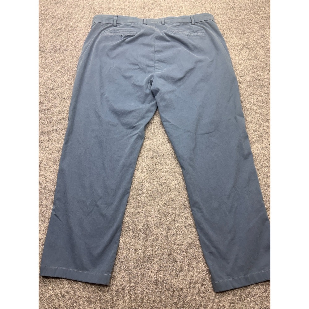 Peter Millar Mens Signature Sateen Classic Fit Pants Blue 40x32 Stretch Chinos - Picture 10 of 10